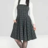 Hell Bunny Dresses | Vintage Dresses>Peebles Pinafore Dress Green