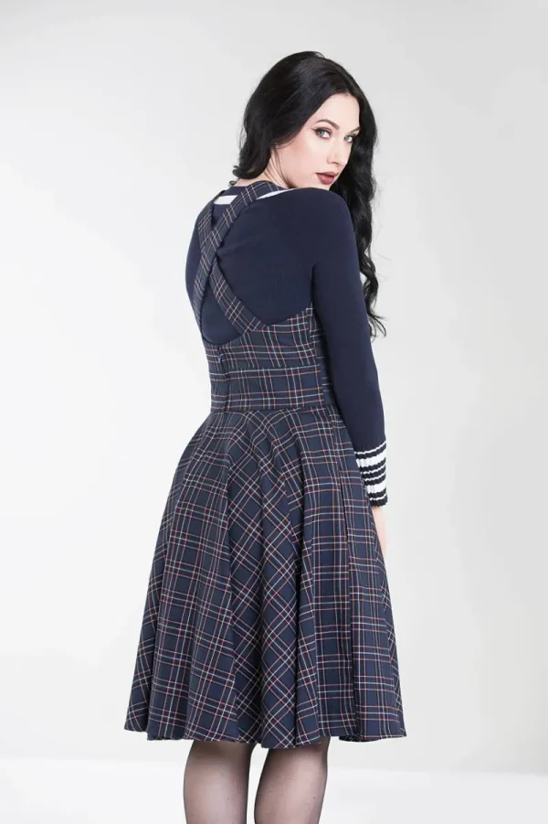 Hell Bunny Dresses | Dresses>Peebles Pinafore Dress Sale Navy