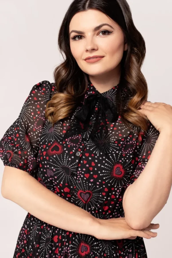 Hell Bunny Dresses | Dresses>Perry Mid Dress Black