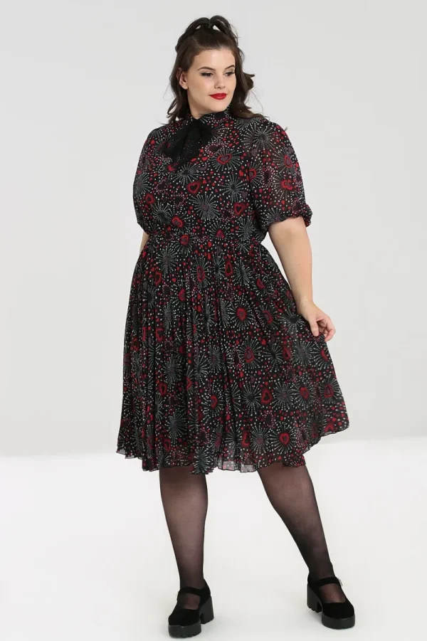 Hell Bunny Dresses | Dresses>Perry Mid Dress Black