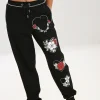 Hell Bunny Trousers & Shorts | Trousers & Shorts>Petal Joggers Black