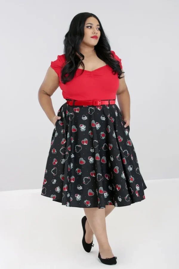 Hell Bunny Skirts | Skirts>Petals 50's Skirt Black