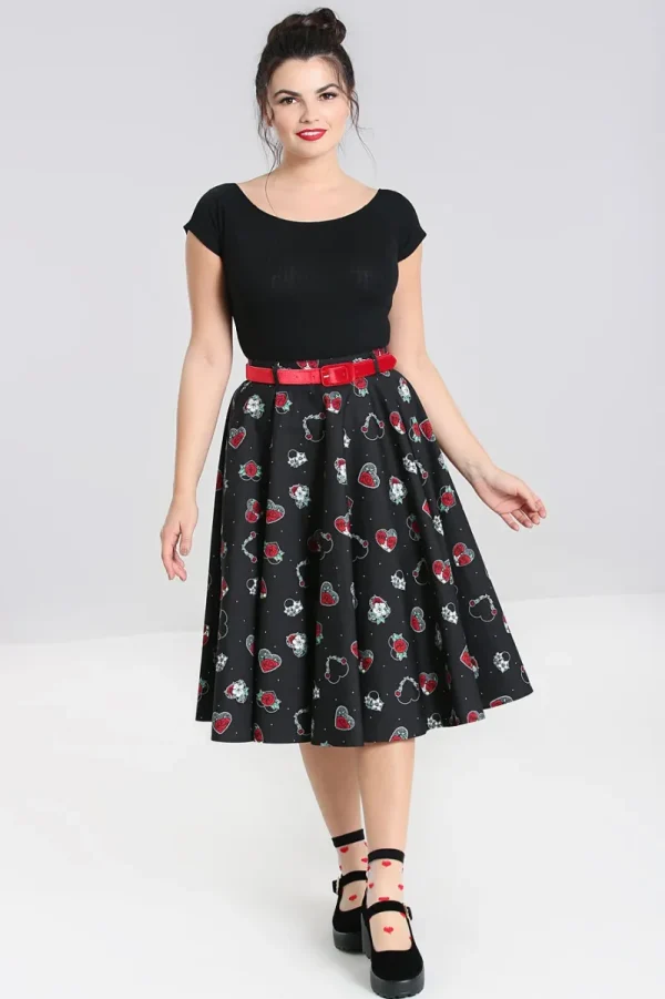 Hell Bunny Skirts | Skirts>Petals 50's Skirt Black