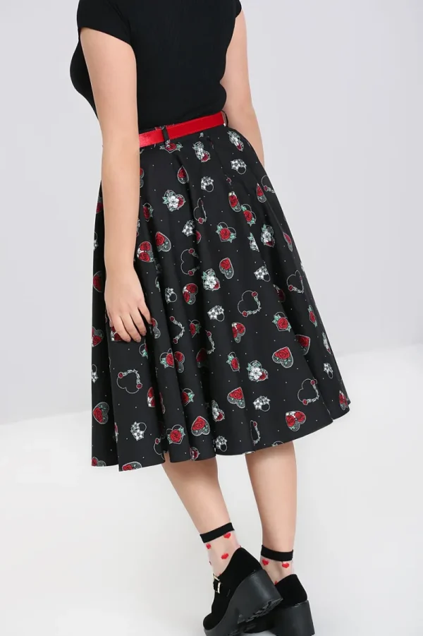 Hell Bunny Skirts | Skirts>Petals 50's Skirt Black