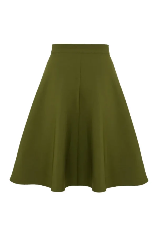 Hell Bunny Skirts | Skirts>Ravenwood Skirt Khaki