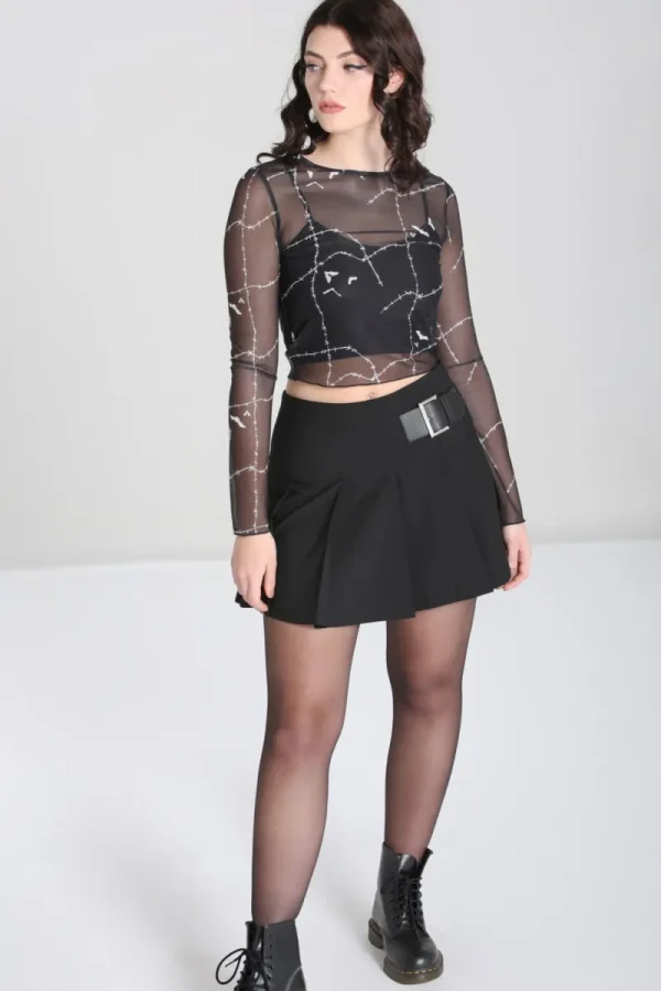 Hell Bunny Skirts | Skirts>Rebellion Skirt Black