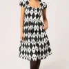 Hell Bunny Dresses | Midi Dresses>Regina Dress Black/White