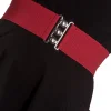 Hell Bunny Accessories>Retro Belt-Sale Burgundy