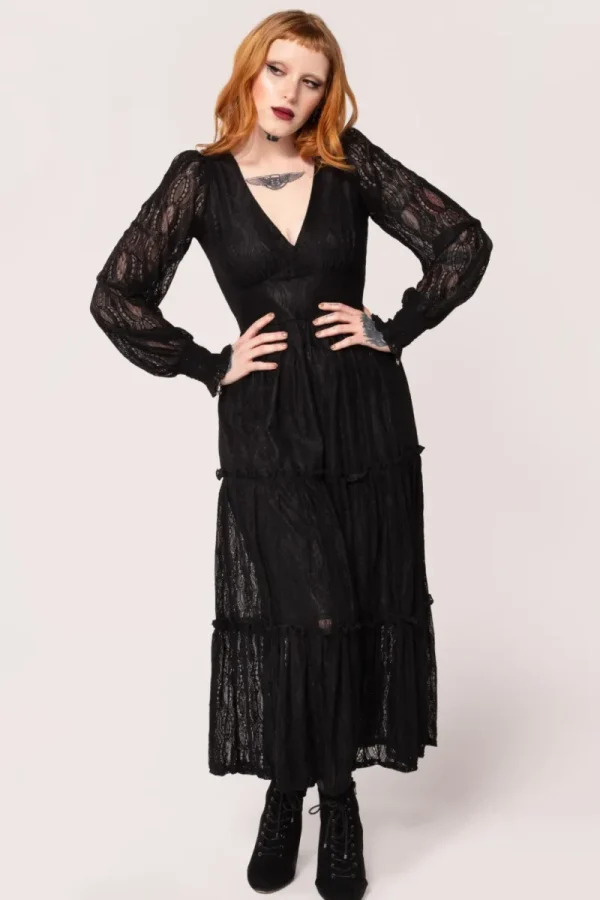 Hell Bunny Maxi Dresses | Dresses>Rhea Dress Black