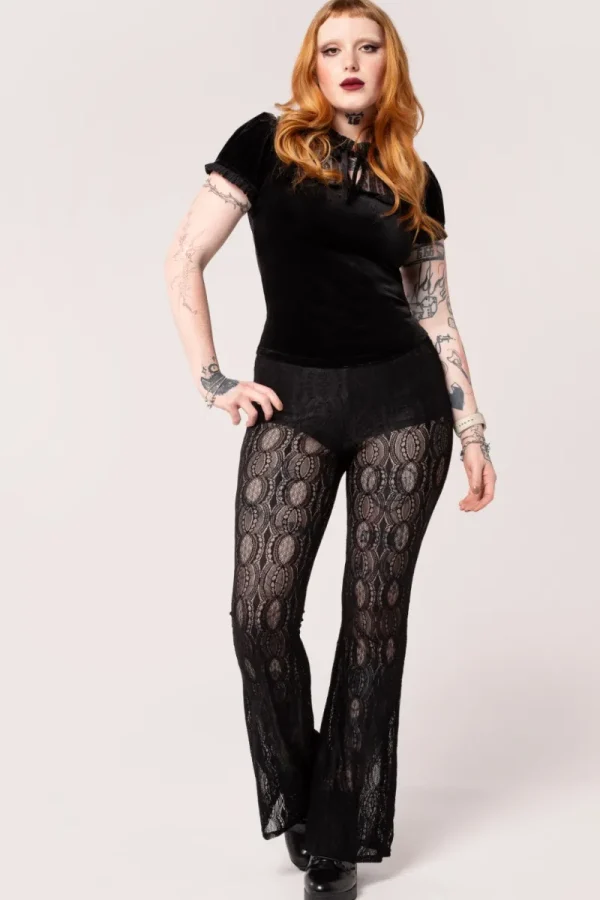 Hell Bunny Trousers & Shorts | Trousers & Shorts>Rhea Trousers Black