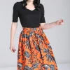 Hell Bunny Skirts | Skirts>Rio Skirt Orange