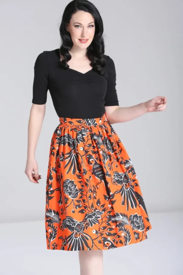 Hell Bunny Skirts | Skirts>Rio Skirt Orange