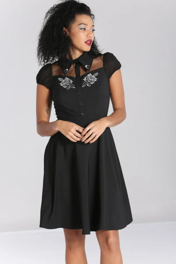 Hell Bunny Dresses | Dresses With Pockets>Roesia Dress Black