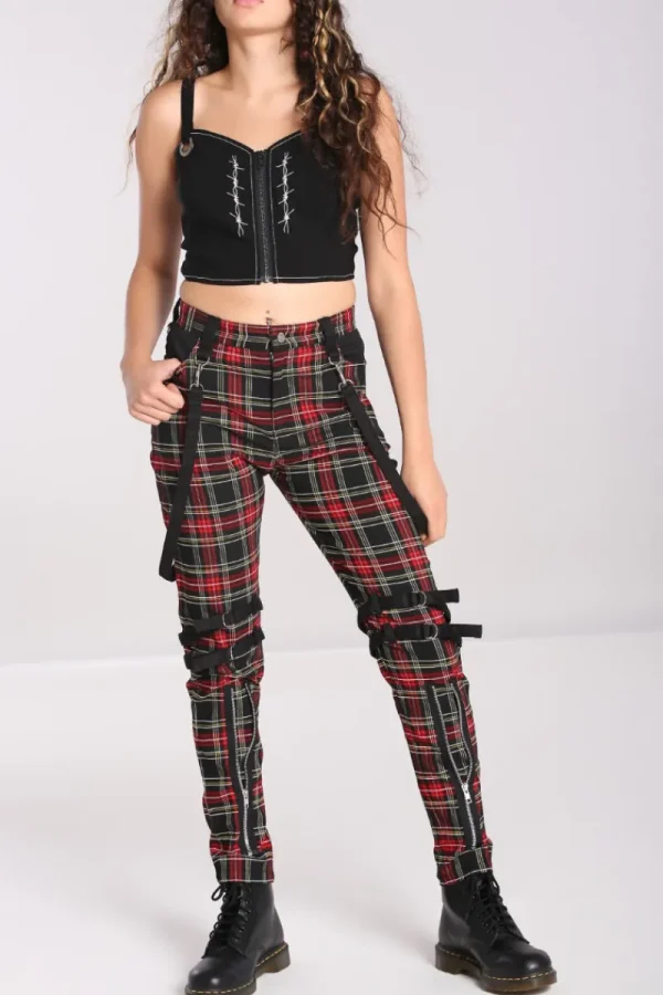 Hell Bunny Trousers & Shorts | Trousers & Shorts>Rudie Trousers Black