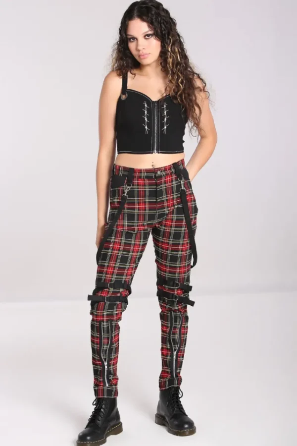 Hell Bunny Trousers & Shorts | Trousers & Shorts>Rudie Trousers Black