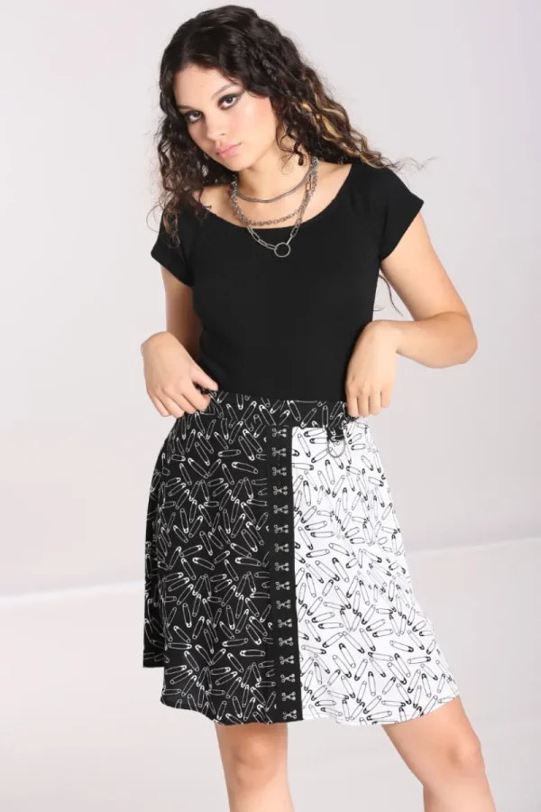 Hell Bunny Skirts | Skirts>Safety Pin Skirt Black