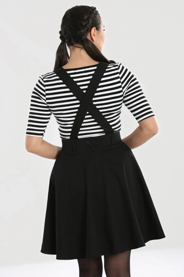 Hell Bunny Dresses | Dresses With Pockets>Samara Pinafore Dress Black