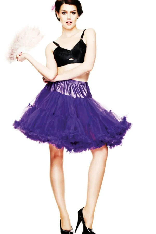 Hell Bunny Petticoats>Short Petticoat Purple