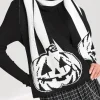 Hell Bunny Accessories>Skelli Scarf Black/White