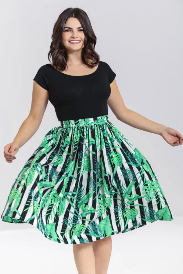 Hell Bunny Skirts | Skirts>Solana 50's Skirt Black