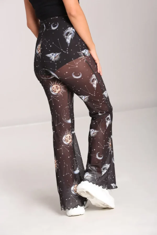 Hell Bunny Trousers & Shorts | Trousers & Shorts>Solaris Mesh Trousers Black