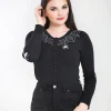 Hell Bunny Tops | Tops>Spider Cardigan Black