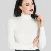 Hell Bunny Tops | Knitwear>Spiros Top-Sale Ivory