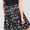 Hell Bunny Skirts>Star Catcher Mini Skirt Black