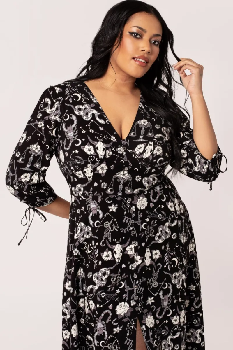 star_sign_midi_dress_4.webp Hell Bunny Dresses | Midi Dresses>Star Sign Midi Dress Black
