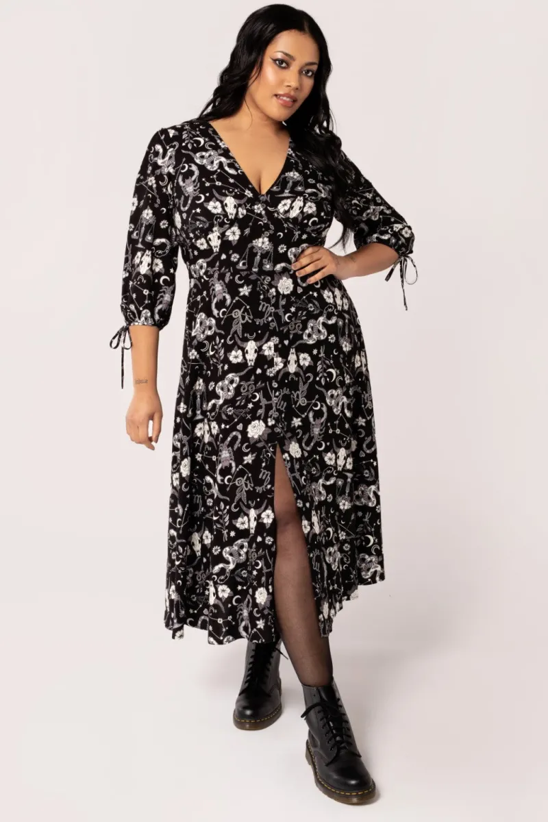 star_sign_midi_dress_5.webp Hell Bunny Dresses | Midi Dresses>Star Sign Midi Dress Black