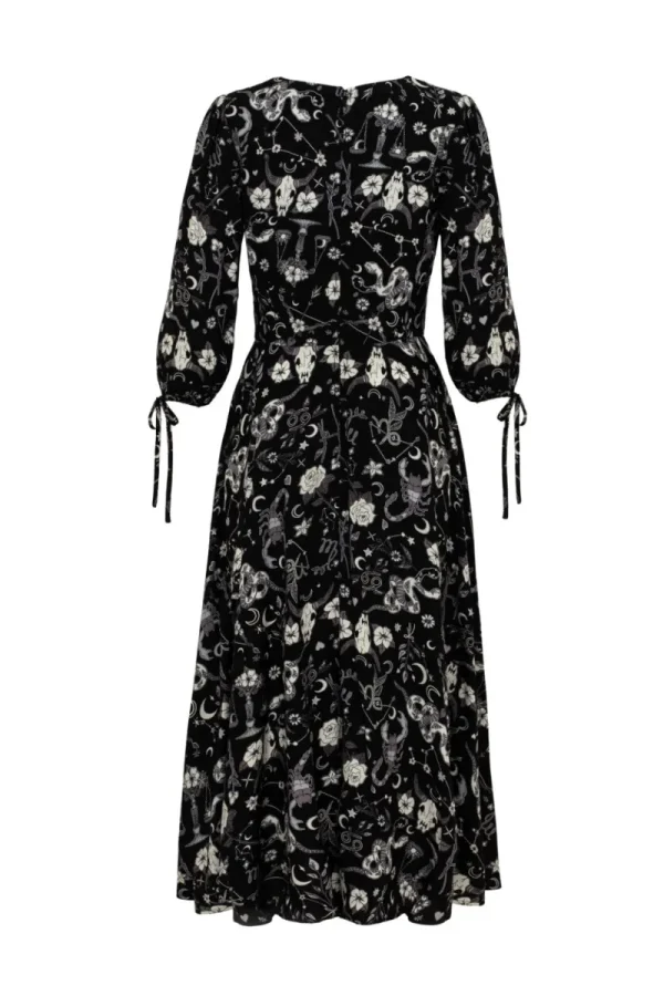 Hell Bunny Dresses | Midi Dresses>Star Sign Midi Dress Black