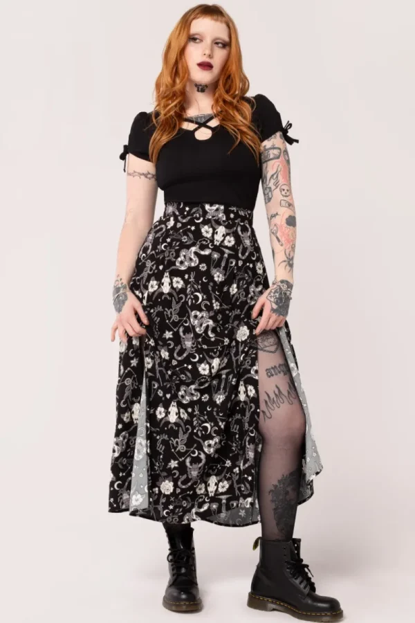 Hell Bunny Skirts | Skirts>Star Sign Skirt Black