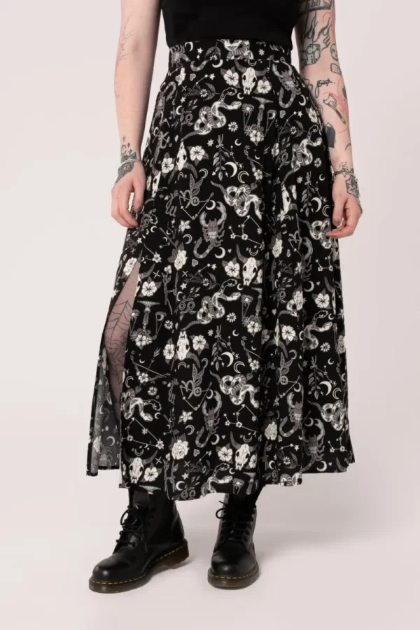 Hell Bunny Skirts | Skirts>Star Sign Skirt Black