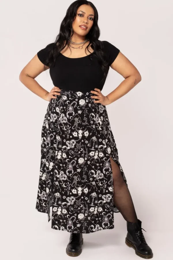 Hell Bunny Skirts | Skirts>Star Sign Skirt Black