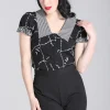 Hell Bunny Tops | Blouses>Stitches Blouse