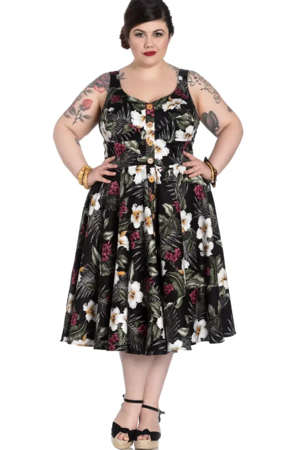 Hell Bunny Dresses | Dresses With Pockets>Tahiti 50's Dress