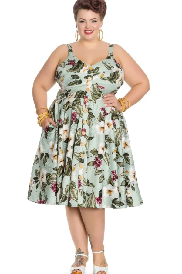 Hell Bunny Dresses | Dresses With Pockets>Tahiti 50's Dress