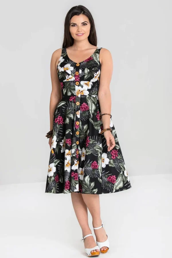 Hell Bunny Dresses | Dresses With Pockets>Tahiti 50's Dress