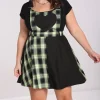 Hell Bunny Dresses | Dresses>Tammy Pinafore Dress Black