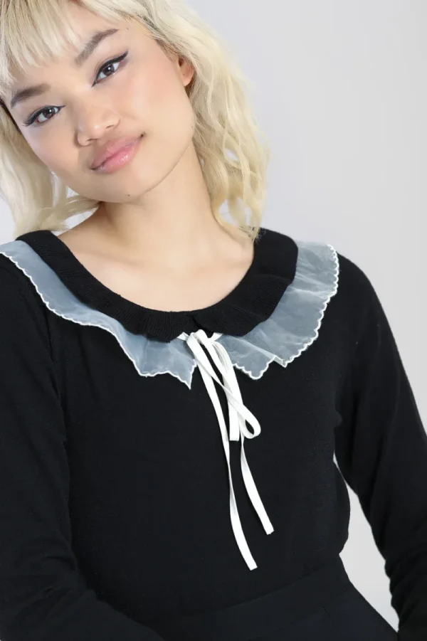 Hell Bunny Knitwear | Knitwear>Tatiana Jumper Black