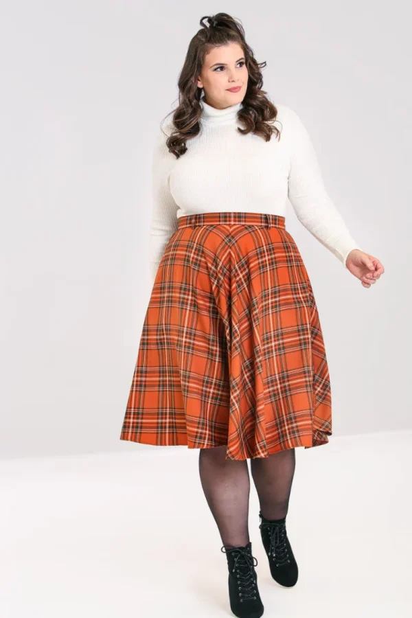 Hell Bunny Skirts | Skirts>Tawny Skirt Brown