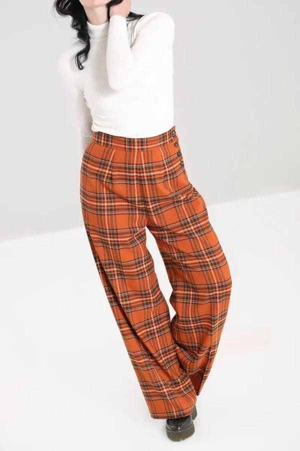 Hell Bunny Trousers & Shorts | Trousers & Shorts>Tawny Trousers Brown