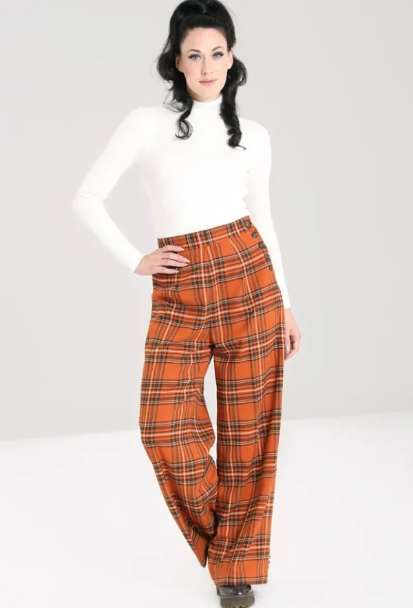 Hell Bunny Trousers & Shorts | Trousers & Shorts>Tawny Trousers Brown