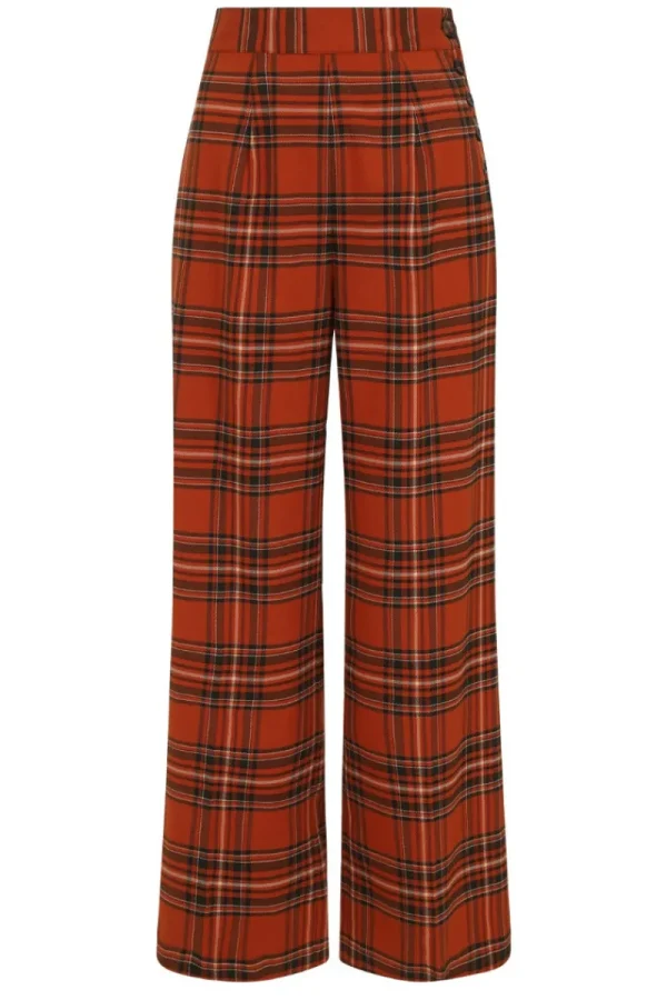 Hell Bunny Trousers & Shorts | Trousers & Shorts>Tawny Trousers Brown