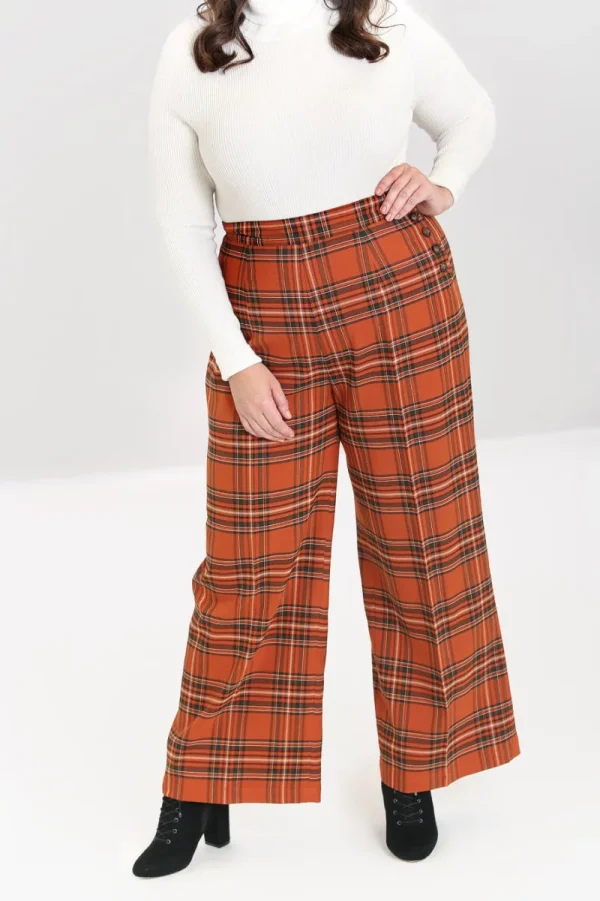 Hell Bunny Trousers & Shorts | Trousers & Shorts>Tawny Trousers Brown