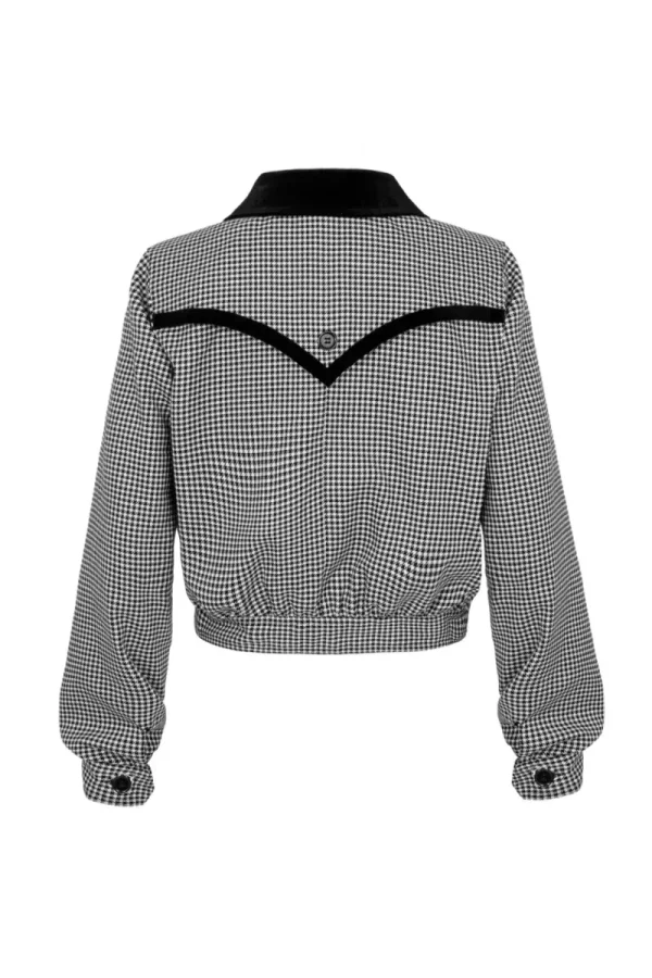 Hell Bunny Coats & Jackets | Coats & Jackets>Teddy Jacket Black/White