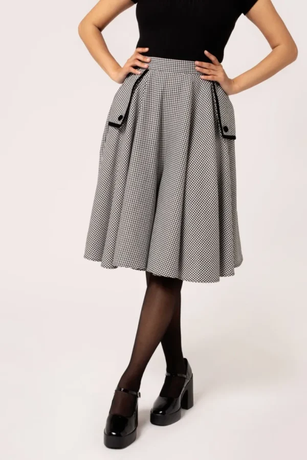 Hell Bunny Skirts | Skirts>Teddy Skirt Black/White