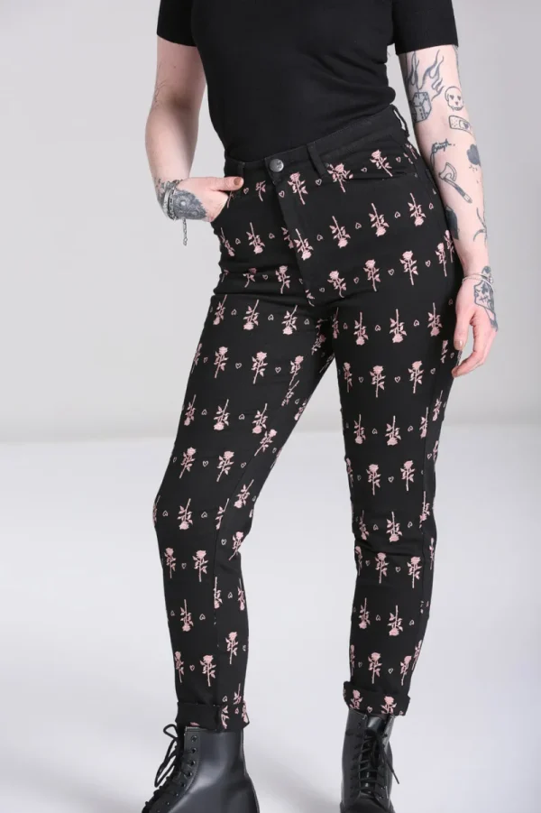 Hell Bunny Trousers & Shorts | Trousers & Shorts>The Lover Jeans Black