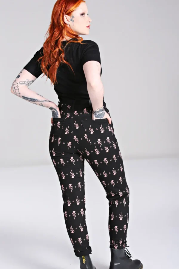 Hell Bunny Trousers & Shorts | Trousers & Shorts>The Lover Jeans Black