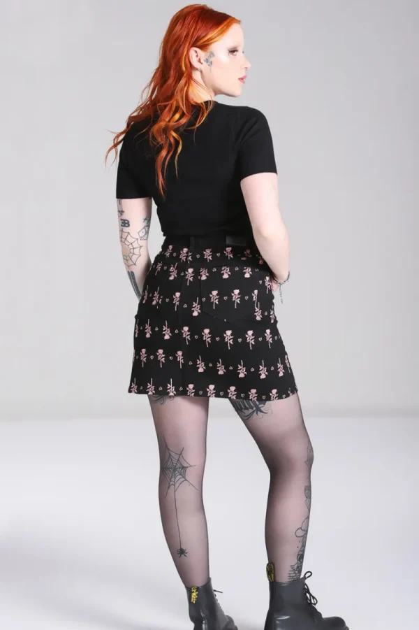 Hell Bunny Skirts | Denim>The Lover Skirt Black